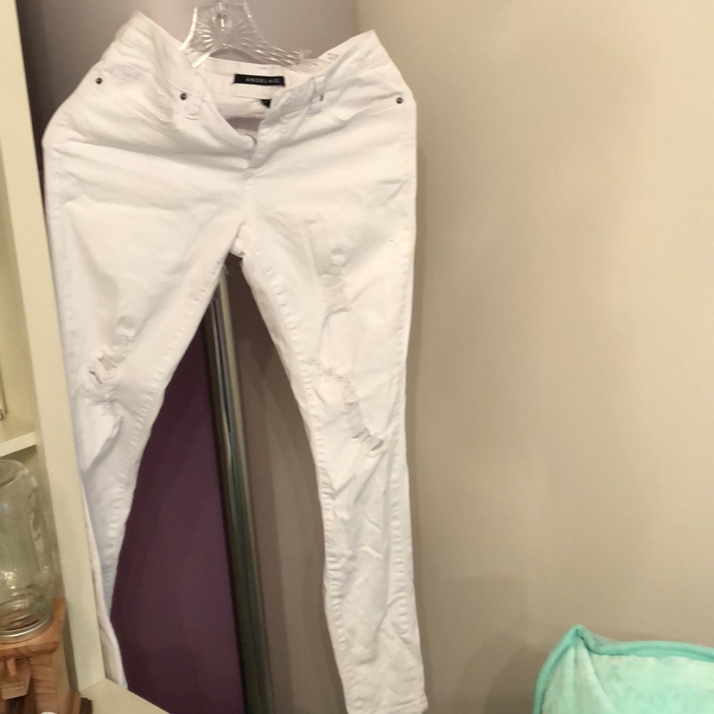 white jeans